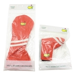 Masters Tournament Orange/White Premium Leather Driver & Putter Head Covers - Unopened