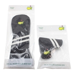 Masters Tournament Black/White Premium Leather Driver & Putter Head Covers - Unopened