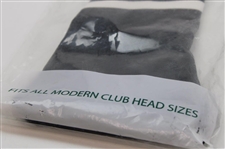 Masters Tournament Black/White Premium Leather Driver & Putter Head Covers - Unopened