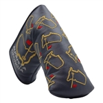 2016 Scotty Cameron Masters Tournament Limited Edition Navy Leather Putter Cover in Box