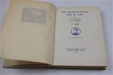 1929 'The Architectural Side of Golf' by Wethered & Simpson First Edition Book