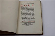 1908 'The Mystery of Golf' Ltd Ed 98/440 Book by Arnold Haultain - First Edition