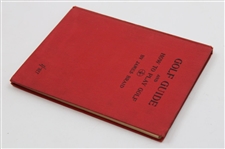 1910 'Golf Guide And How To Play Golf' by James Braid