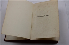 1912 'How to Play Golf' Second Edition Book by Harry Vardon