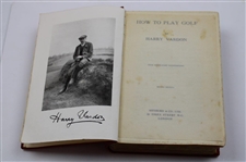 1912 'How to Play Golf' Second Edition Book by Harry Vardon