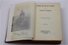 1912 'How to Play Golf' Second Edition Book by Harry Vardon