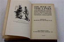 1912 'The Book Of The Links A Symposium On Golf' Book by Martin Sutton