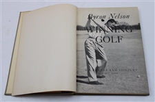 Byron Nelson Signed 1946 'Byron Nelson's Winning Golf' 1st Ed Book JSA ALOA