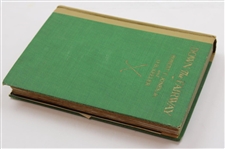 1927 'Down The Fairway' by Bobby Jones 1st Ed Book