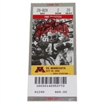 Jack Nicklaus Signed 2006 Ohio State vs Minnesota Football Ticket - Jack Dotted "I" JSA ALOA