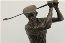 Ben Hogan Bronze/Marble Statue by Ron Tunison - Stands Over a Foot Tall - 13.5lbs!