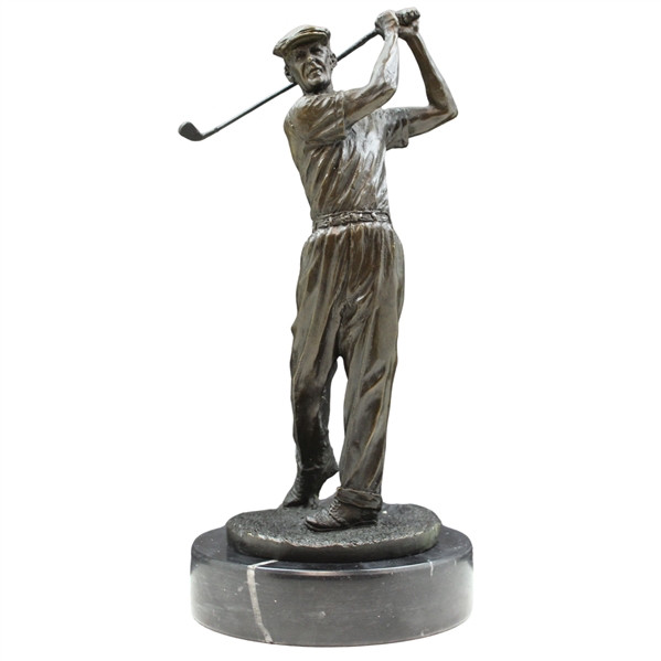 Ben Hogan Bronze/Marble Statue by Ron Tunison - Stands Over a Foot Tall - 13.5lbs!