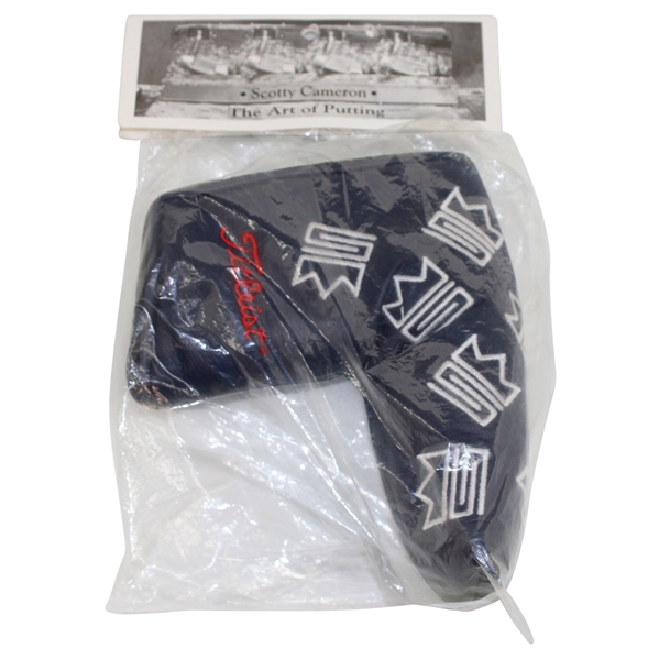 Scotty Cameron Titleist 2004 "Dancing Custom Shop Turbo Blue" Putter Head Cover - Unopened
