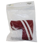 2016 Masters Red w/White Stripes Leather Putter Head Cover - Unopened
