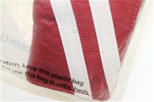 2016 Masters Red w/White Stripes Leather Putter Head Cover - Unopened