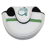 Master Tournament White w/Green Logo Mallet Head Cover - Great Condition