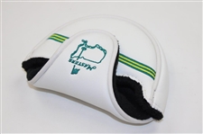 Master Tournament White w/Green Logo Mallet Head Cover - Great Condition