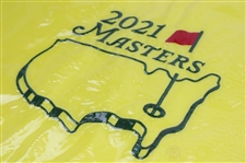2021 & 2022 Masters Tournament Embroidered Flags - Matsuyama & Scheffler Winners