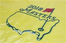 2014, 2016, 2017 & 2018 Masters Tournament Embroidered Flags - Watson/Willett/Garcia/Reed Winners