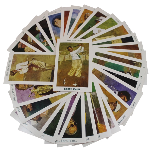 Set of Thirty (30) 1992 Mueller Golfs Greatest Cards #595/1000 in Box