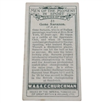 1928 Gene Sarazen #31 Men Of The Moment Churchman Cigarette Card