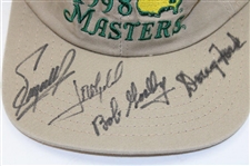 Ford, Goalby, Zoeller & Olazabal Signed 1998 Masters Hat JSA ALOA