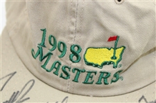Ford, Goalby, Zoeller & Olazabal Signed 1998 Masters Hat JSA ALOA