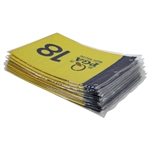 Ten (10) 2025 PGA Championship at Quail Hollow Official Unopened Screen Flags - Scheffler Winner