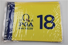 Ten (10) 2025 PGA Championship at Quail Hollow Official Unopened Screen Flags - Scheffler Winner