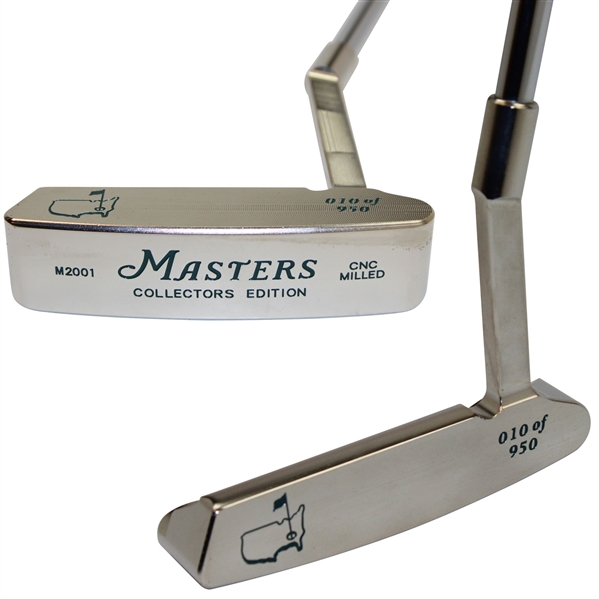 2001 Masters Tournament Ltd Ed CNC Milled M2001 Putter w/Headcover in Box w/Cert #010/950