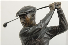 Ben Hogan Ltd Ed Bronze Colonial CC Sculpture #79/200 w/Note of Signed Appreciation & Authenticity