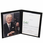 Ben Hogan Ltd Ed Bronze Colonial CC Sculpture #79/200 w/Note of Signed Appreciation & Authenticity