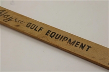Walter Hagen Measuring Stick For Making Golf Clubs