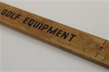 Walter Hagen Measuring Stick For Making Golf Clubs