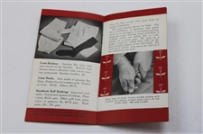1935 'Some Tips From Bobby Jones' Pamphlet