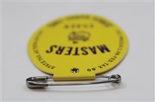 1965 Masters Tournament SERIES Badge #15419 - Jack Nicklaus Winner
