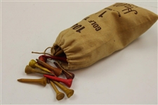 Cloth Sack Of Halley Golf Tees
