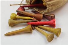 Cloth Sack Of Halley Golf Tees