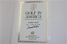 Arnold Palmer Signed 1988 Ltd Ed 'Golf In America The First One Hundred Years' Book  by Peper JSA ALOA