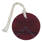 1998 Open Championship at Royal Birkdale Competitor Badge With Original String