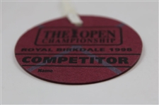 1998 Open Championship at Royal Birkdale Competitor Badge With Original String