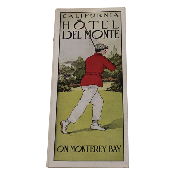 Early 1900S Hotel Del Monte " The New Eighteen Hole Golf Course" Travel Brochure