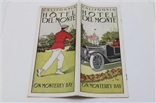 Early 1900'S Hotel Del Monte  The New Eighteen Hole Golf Course Travel Brochure