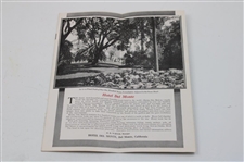 Early 1900'S Hotel Del Monte  The New Eighteen Hole Golf Course Travel Brochure