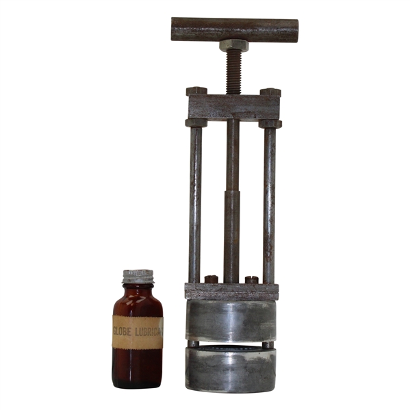 Globe Products Golf Ball Molder With Empty Bottle Of Lubricant