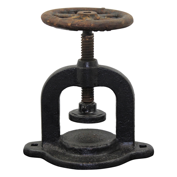 C. 1800s Cast Iron Gutty Golf Ball Press