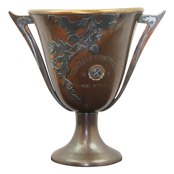 1912 Bronze Loving Cup For The Yountakah C. C. Womens October Cup