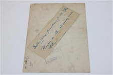 1930 Bobby Jones US Open Qualifying at Wallasey Original Wire Photo - June