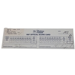 Defending Champ Jack Nicklaus & Charles Coody Signed 1997 The Tradition Official Scorecard PSA/DNA #S00080