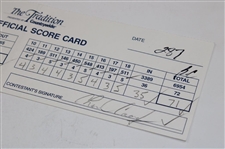 Defending Champ Jack Nicklaus & Charles Coody Signed 1997 The Tradition Official Scorecard PSA/DNA #S00080